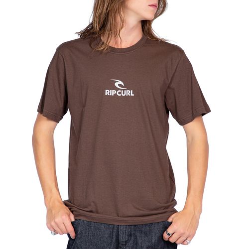 Camiseta Masculina Rip Curl Icon Tee 25 MARROM-0196MTE- -1-